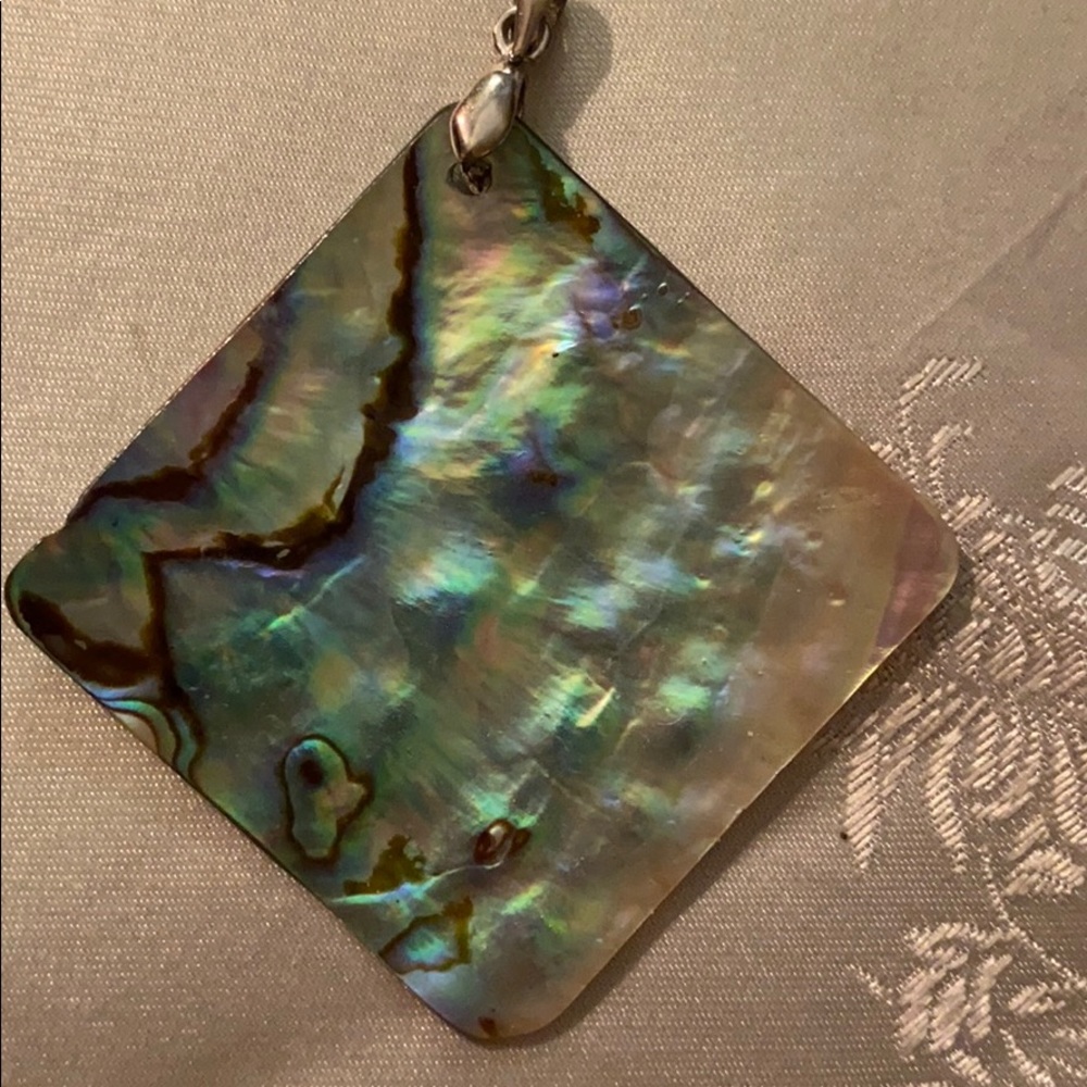 Large Abalone Pendant - Picture 3 of 5